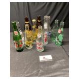 Vintage pop bottles