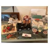 Miscellaneous car memorabilia, and decor