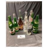 Vintage pop bottles
