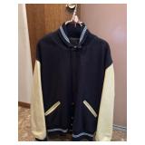 Size L Wool and Leather Jacket