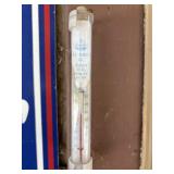 Advertiser thermometer