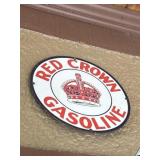 Red Crown Gasoline Sign