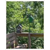 Bird houses on porch