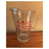 Budweiser glass pitcher