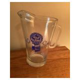 Pabst glass pitcher