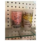 North Carolina state glasses