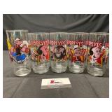 Popeyes Fried Chicken Cartoon Glasses
