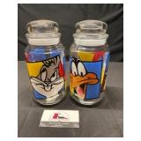 Two Looney Toones Jars
