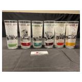 Anchor Hocking Antique Automotive Glasses
