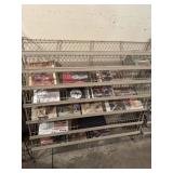 Magazine rack with content