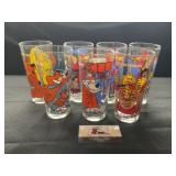 1977 Hanna-Barbera Pepsi, character glasses