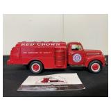 Red Crown Die Cast Bank