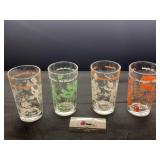 Wizard of Oz Character Glasses, Scarecrow, Tin