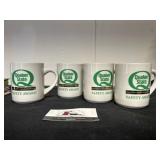 Four Quaker State Advertiser mugs