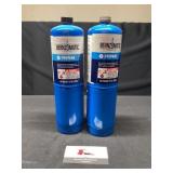 Bernzomatic propane/ 1 full 1 empty