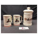 Collectable car mugs/ canister