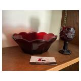Red Glassware