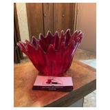 Fostoria heirloom red glass