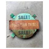 Atlas Tire Metal Sign