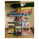 Extra large lot of puzzles, located in basement