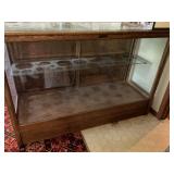 Antique general store display cabinet