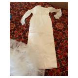 Vintage wedding dress and veil