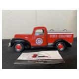 Red Crown Die Cast Bank
