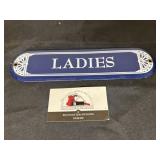 Ladies Enamel Sign