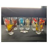 1975 Pepsi MGM Character Glasses, Tuffy, Spike,
