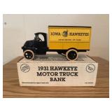 1931 Hawkeye motor truck bank