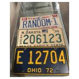 Miscellaneous license plates