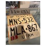 License plates
