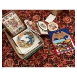 Cross stitched items