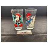 Vintage Bicentennial Cartoon Glasses