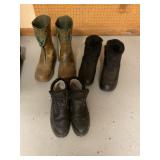 Rubber boots, snow boots