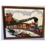 Needlework train