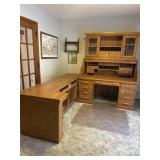 Desk and credenza