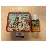 1955 Aladdin Metal Wild Bill Hickok Lunchbox and