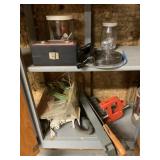 Miter box, rivet tool and misc tools