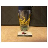 Davy Crockett Hero of the Alamo Glass