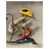 Circular saw, sander and grass shear