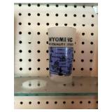 Wyoming state glass