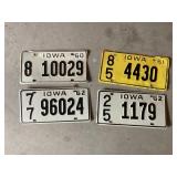 Iowa license plates
