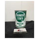 Quaker State Motor Oil Can