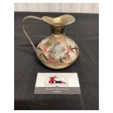 Small brass pitcher marked India