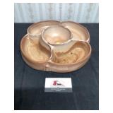 Frankoma divided dish