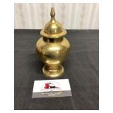 Small brass urn