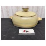 Frankoma pot with lid