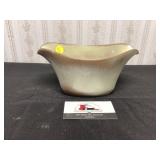 Frankoma double spout gravy boat