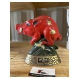 Red Wisconsin decanter